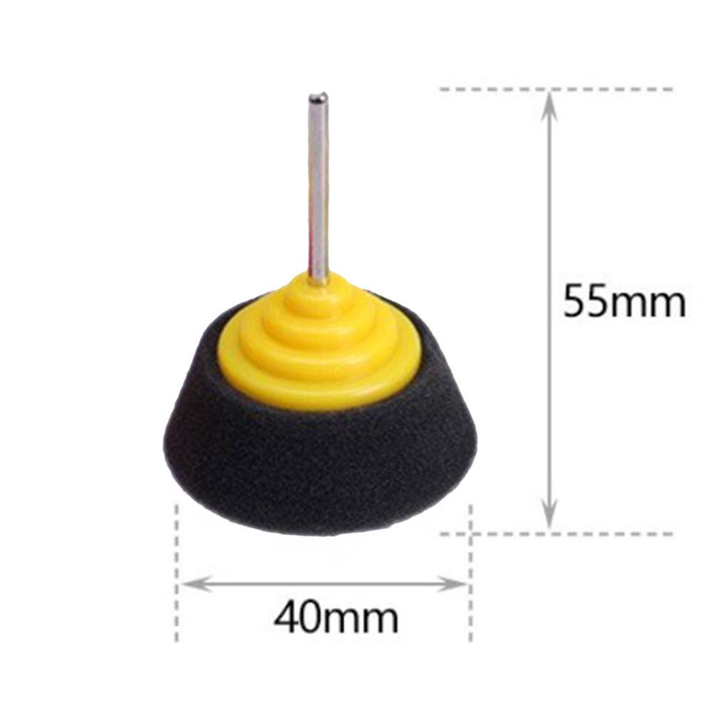 Mini Polishing Sponge Car Foam Drill Polishing Pad 3mm Shank Buffing Wheel Polishing Tools For Car Hub Steel Rim Burnishing