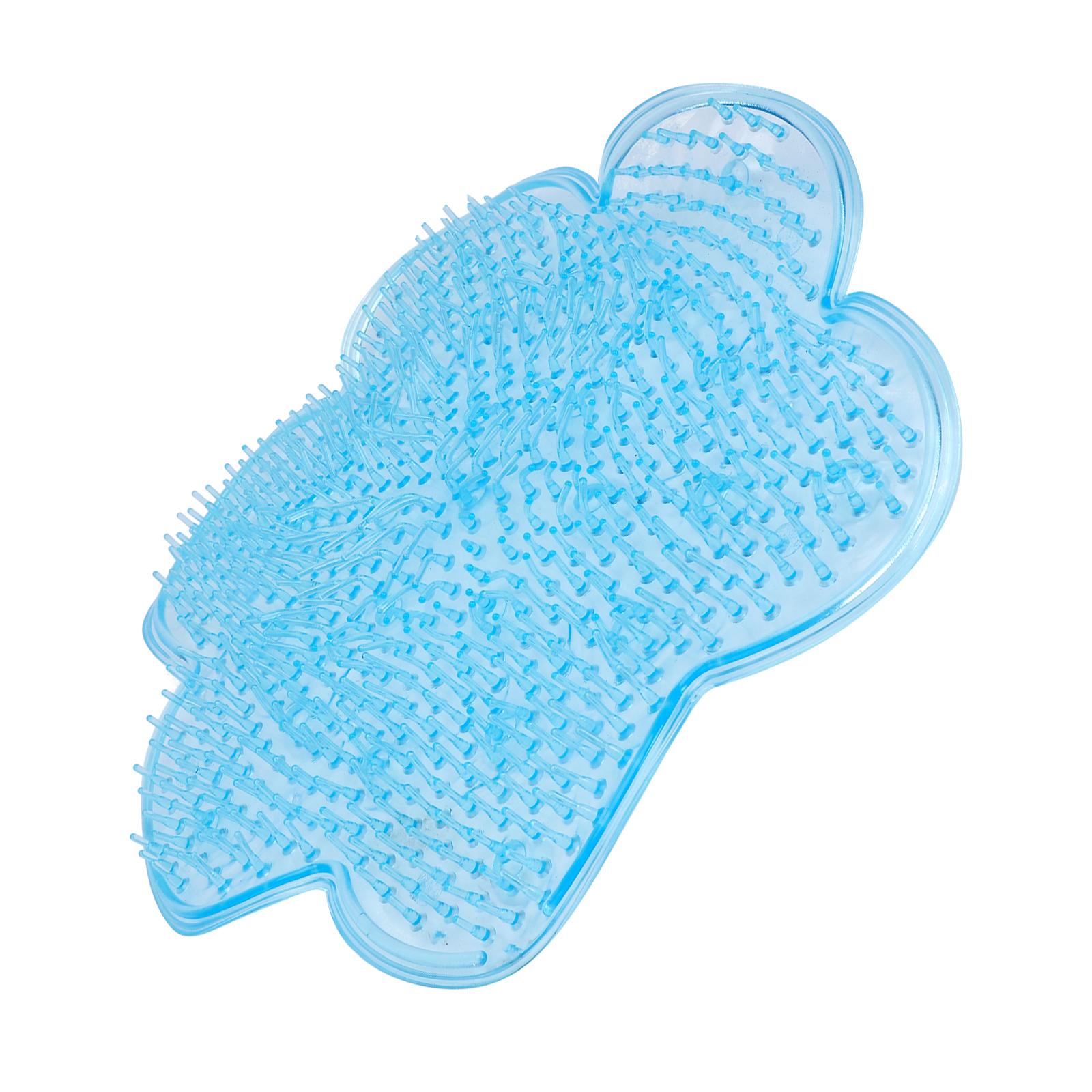 

Foot Non-Slip Bath Rug Bath Rug Silicone Massage Floor For Tub Adhesive Shower Mat Bathroom Mat Home Use синій