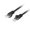 LANBERG LANBERG NETWORK CABLE CAT.6 UTP LSZH CU 2M BLACK FLUKE PASSED