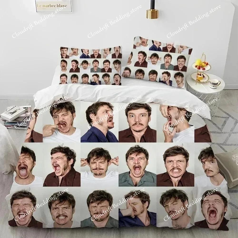 Jose Pedro Balmaceda Pascal Photo Bedding Set Pillowcase Comforter King Queen Size Boys Adult Duvet Cover Bed Set026