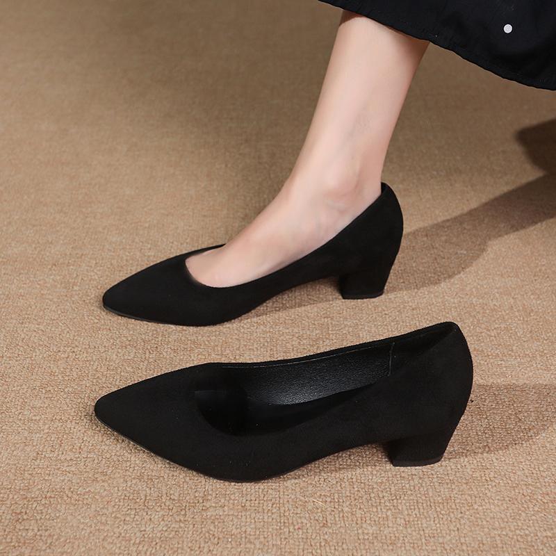 Female Pumps Nude Shallow Mouth Women Shoes Fashion Office Work Wedding Party Shoes Ladies Low Heel Shoes Woman Autumnss
