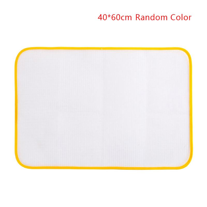 Heat Resistant Ironing Sewing Mesh Cloth Protective Insulation Pad Home Ironing Board Mat Anti-Scalding Tools Random Color