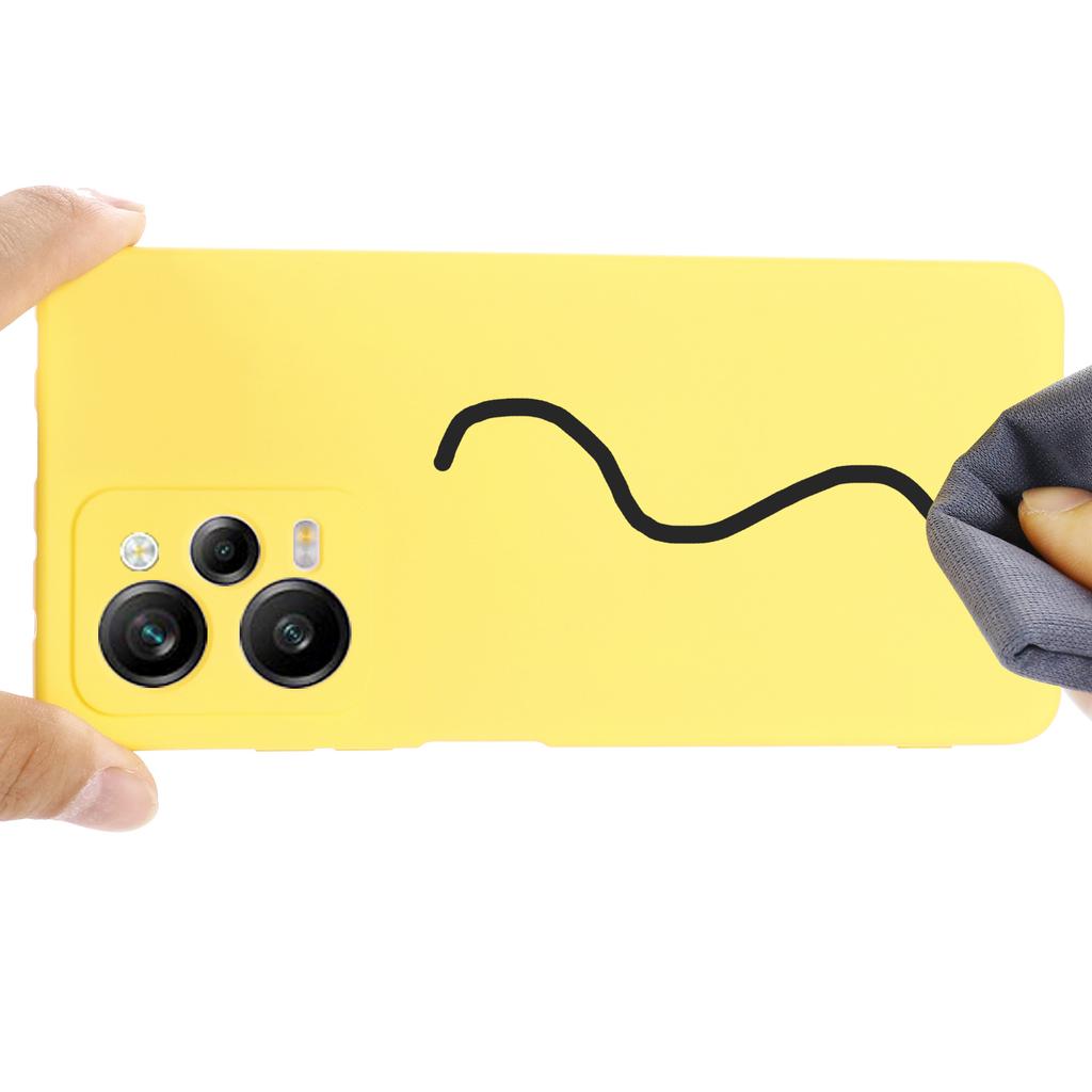 Handyhülle für Xiaomi Redmi Note 12 Pro Speed 5G/Poco X5 Pro 5G Flüssigsilikon Weiche Fütterung Abdeckung mit Riemen