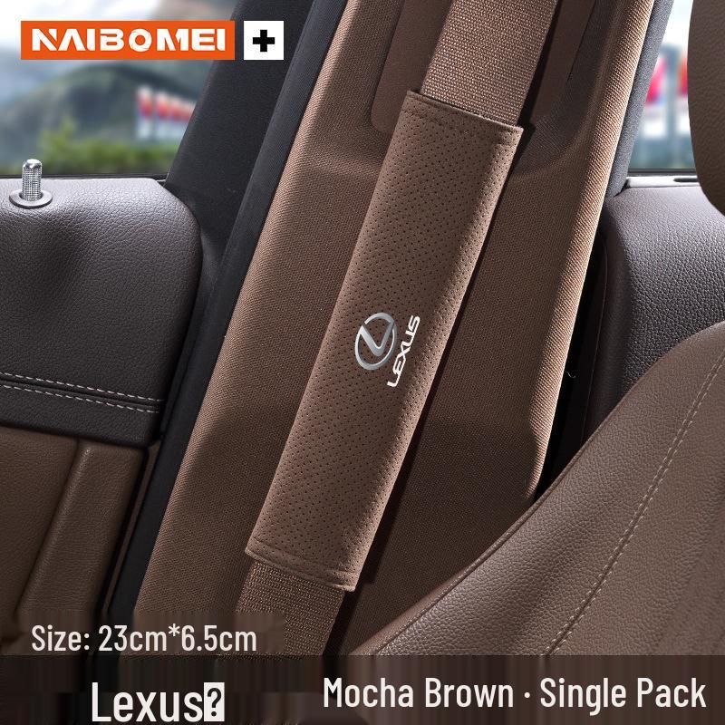 Lexus LS/ES/IS/RX/UX/NX/CT Seat Belt Shoulder Protectors To Prevent Neck Chafing.
