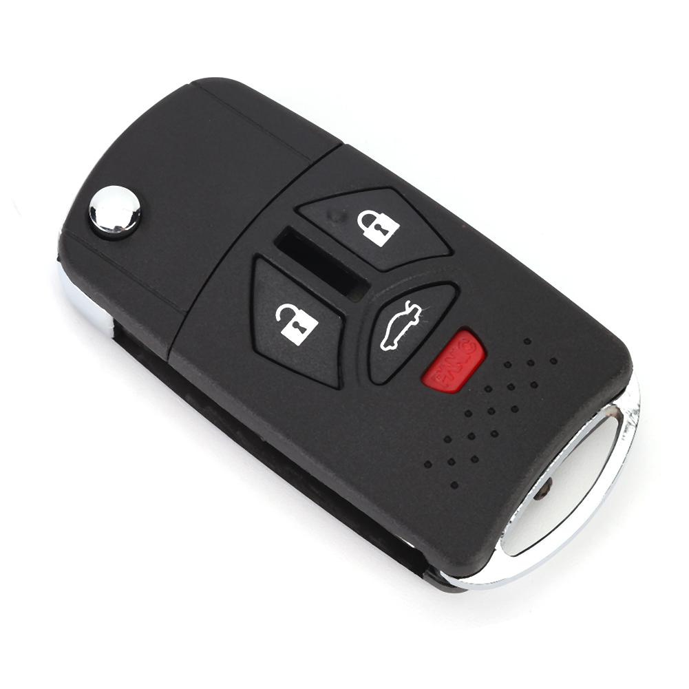 

3+1 кнопка складной пульт дистанционного управления откидной чехол для брелока чехол подходит для Mitsubishi 2007-2010 Eclipse