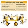 Kindergarten-Dreirad für Kinder 2-8 Jahre - Outdoor-Pedal-Fahrrad für Kleinkinder mit Eltern-Kind-Funktion