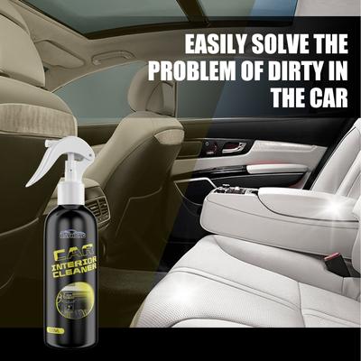 Detergente liquido per la ristrutturazione degli interni dell'auto da 120 ml, agente di manutenzione per la pulizia della pelle dell'auto, per la plastica del cruscotto