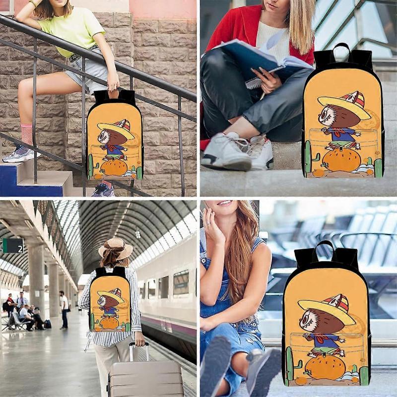 Backpack, with Multiple Organizational Compartments, Fits 15.6 Inch Notebook, for Travel, Teen, Business Work K724