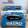 ASTRO BOT Custom Name Pattern Bedding,Quilt Set Quilt Cover Pillowcase Home Birthday Gift(1 * Duvet Cover + 2 * Pillowcase, Without Core)