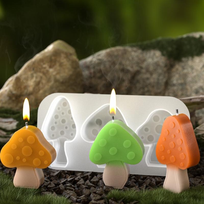 Pinecone Silicone Molds Plasters Molds Epoxy Resin Molds Mushroom Candle Molds Ornament Molds Casting Molds
