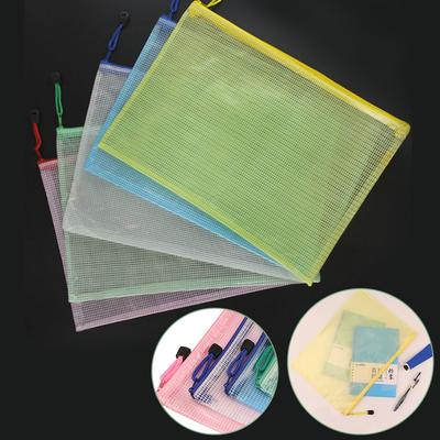 1PC Dateiordner Raster A3/A4/A5/A6 Transparente Dokumententasche Schulbürotasche