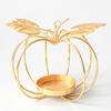 Home Decor Christmas Candle Holder Gold Black Candle Holder Lightweight Iron Stylish Statement Decoration Supplies