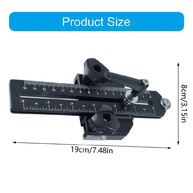 T Track Positioning Jig Thin Rips Jig Guide For Cutting On Wood Minimizes Vibration Compatibles With 3/8x3/4 T Slots