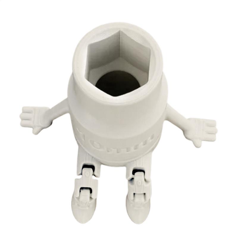 Kreativer Stifthalter zur Aufbewahrung für Zuhause, Büro, Schreibtisch, Schreibwaren-Organizer-Behälter mit Gelenkbeinen, Design für Lineale, Radiergummi