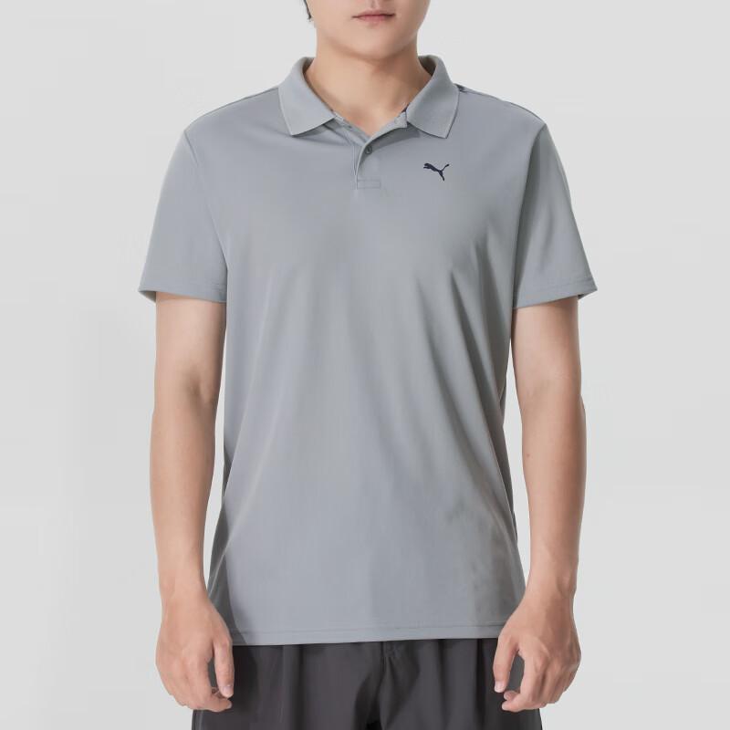 Puma Performance Logo Comfortable Breathable Quick-Dry Short Sleeve Polo Shirt Men tops 528699-08