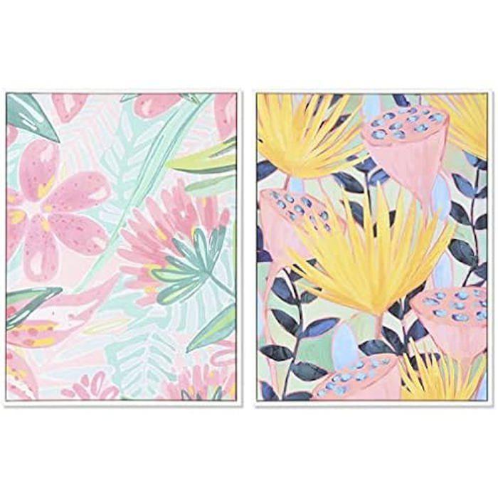 Tableau - DKD HOME DECOR - Estándar - Multicolore - 60x4x80 cm - Intérieur chiaro