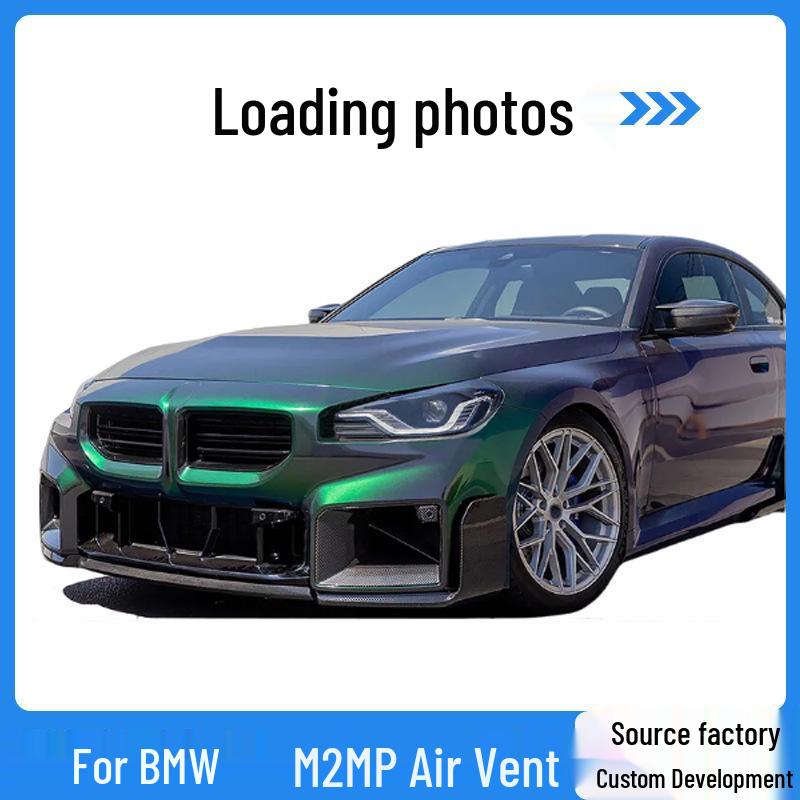 BMW M2 MP Front Bumper Air Vent Grille Kit (2022-2025, G87) High Gloss Black
