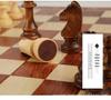 High-End Large Solid Wood Folding Chess Set for Children