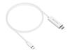 White Male 24 Pin USB-C 2.5 M Male 19 Pin HDMI Type A
