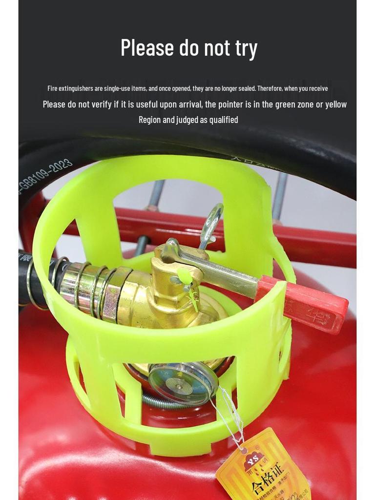 20/35kg Dry Powder Fire Extinguisher Trolley for Shops and Warehouses