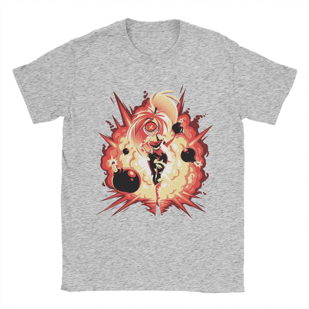 Cherri Hazbins Hotels T-Shirt for Men  Funny 100% Cotton Tee Shirt Crew Neck Short Sleeve T Shirt Summer Tops