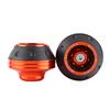 CNC Aluminium Forgaffel Hjul Ramme Sliders Motorsykkel Fall Protection Scooter Moped Orange