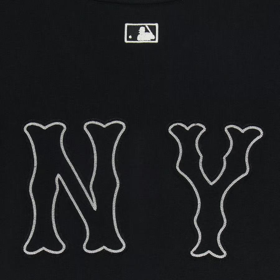 New MLB Overfit New York Yankees Coopers Logo Mega Sweatshirt Unisex Black 3AMTB0251-50BKS