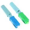 5Pcs Upc Apc Sm Single-Mode Fiber Optical Connector Ftth Tool Cold Connector Tool Upc Upc Fiber Optic Fast Connector