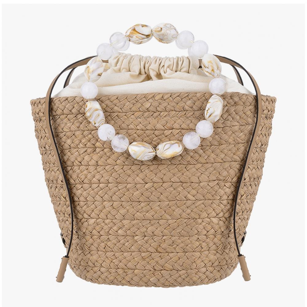 Helen Kaminski Natural Bucket Shoulder Bag Nuntl Bag51899