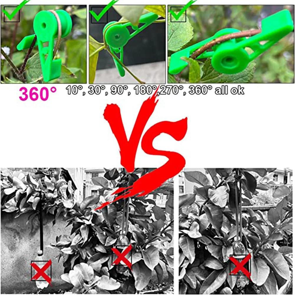 360 Grad verstellbare Pflanzenastbiegeklammern für den Gartenbau Stamm Niedrigstress-Trainingswerkzeug Gartenbau-Biegegerät