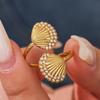 Stainless Steel Fish Tail Starfish Shell Finger Ring Jewelry Ocean Style Ring  Hipster
