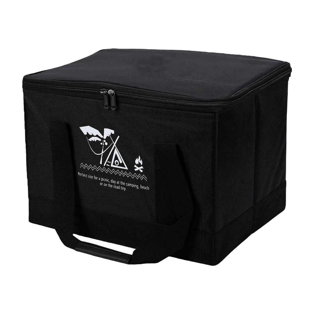 30L Camping Storage Bag Rainproof Heavy Duty Foldable Organizer for Outdoor Cookware Car Trunk