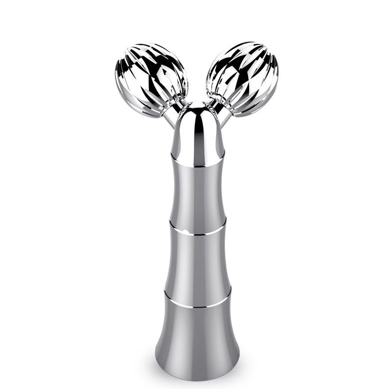 Beauty Instrument Household, Facial Micro-current Skin Tightening Instrument 3D Roller Massager Firming Lift Introducing V-Face Instrument