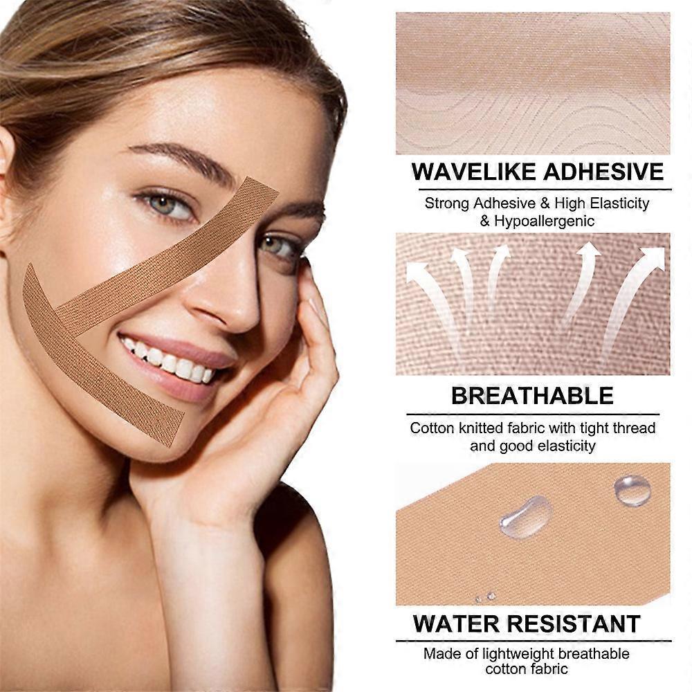 Anti-Wrinkle Sticker Pad, Facial Lift Up Tape for Forehead & Frown Lines, Reusable Skin Tightening Patch Kit