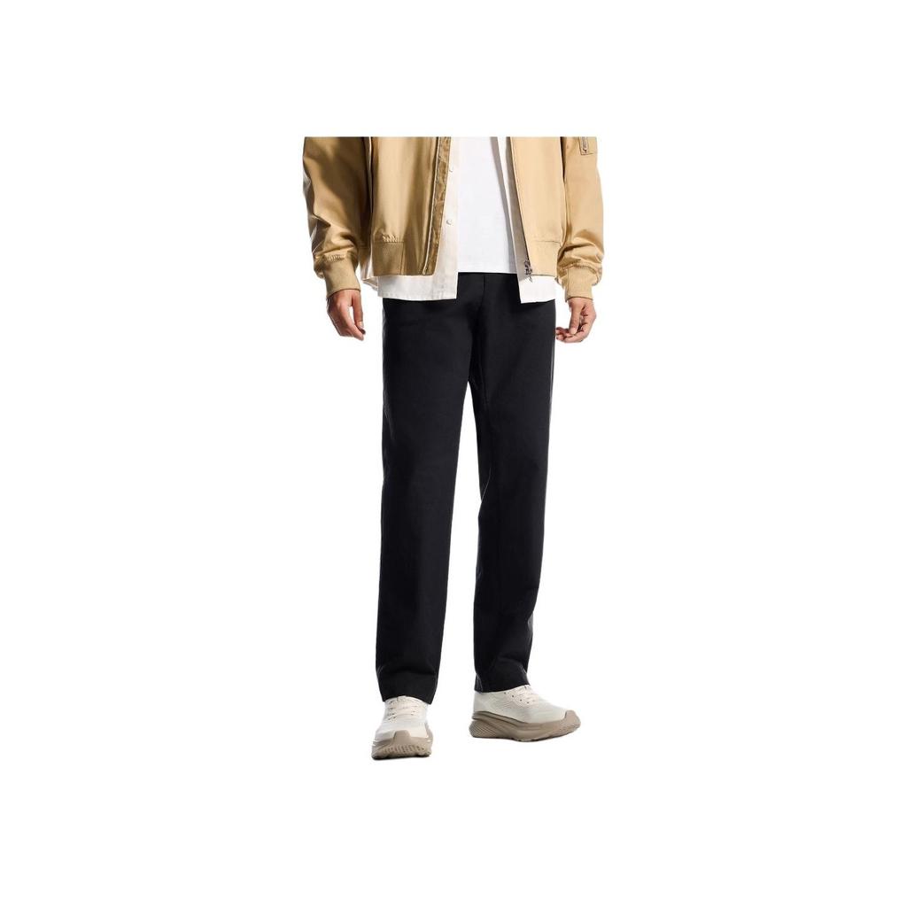 Anta Comfortable Slim Fit Versatile Sports Long Pants Men Bottoms Basic-Black 152517505-3