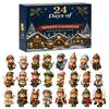 2D Flat Acrylic Christmas Countdown Calendar with Days for Holiday Home Decor
