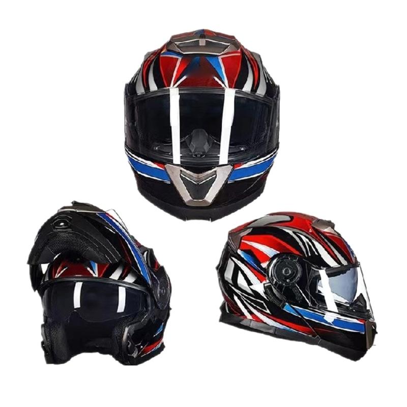 Cască universală lentilă Vizor Parasolar Flip Up Parbriz Motocicletă Protecție solară Vizor Scut Ochelari de protecție Potrivit pentru 160