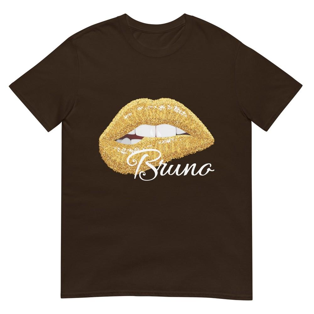 Cute Bruno Lover Golden Lips Unisex Unisex TShirt