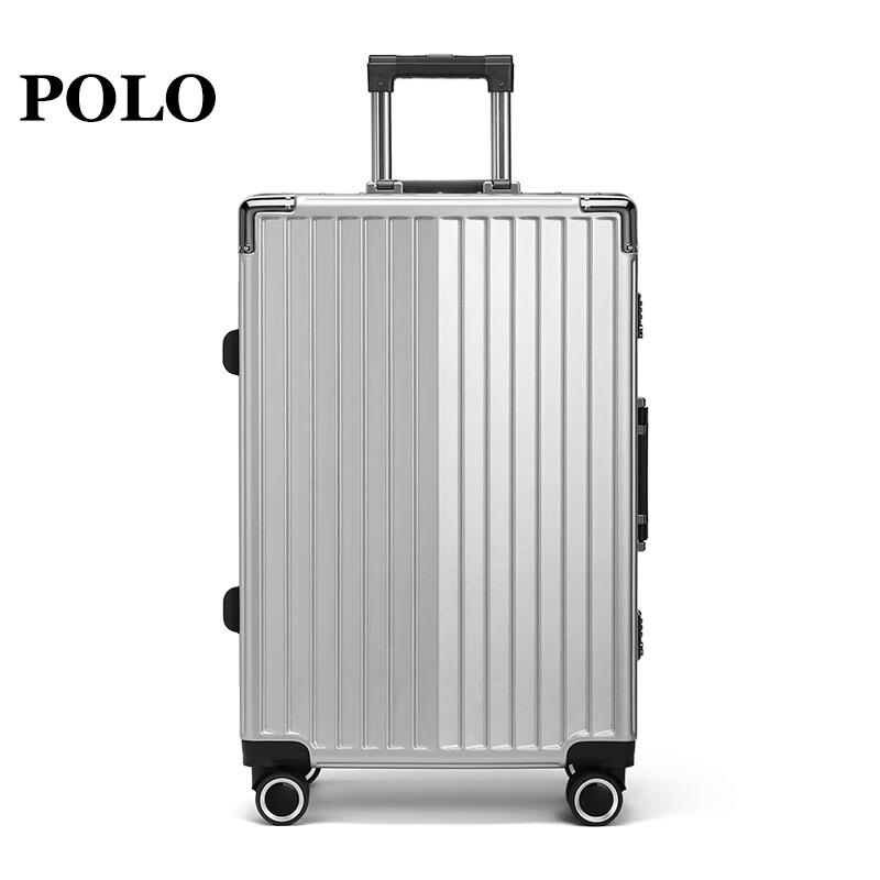 POLO Unisex PC Hardside Luggage 24 inch