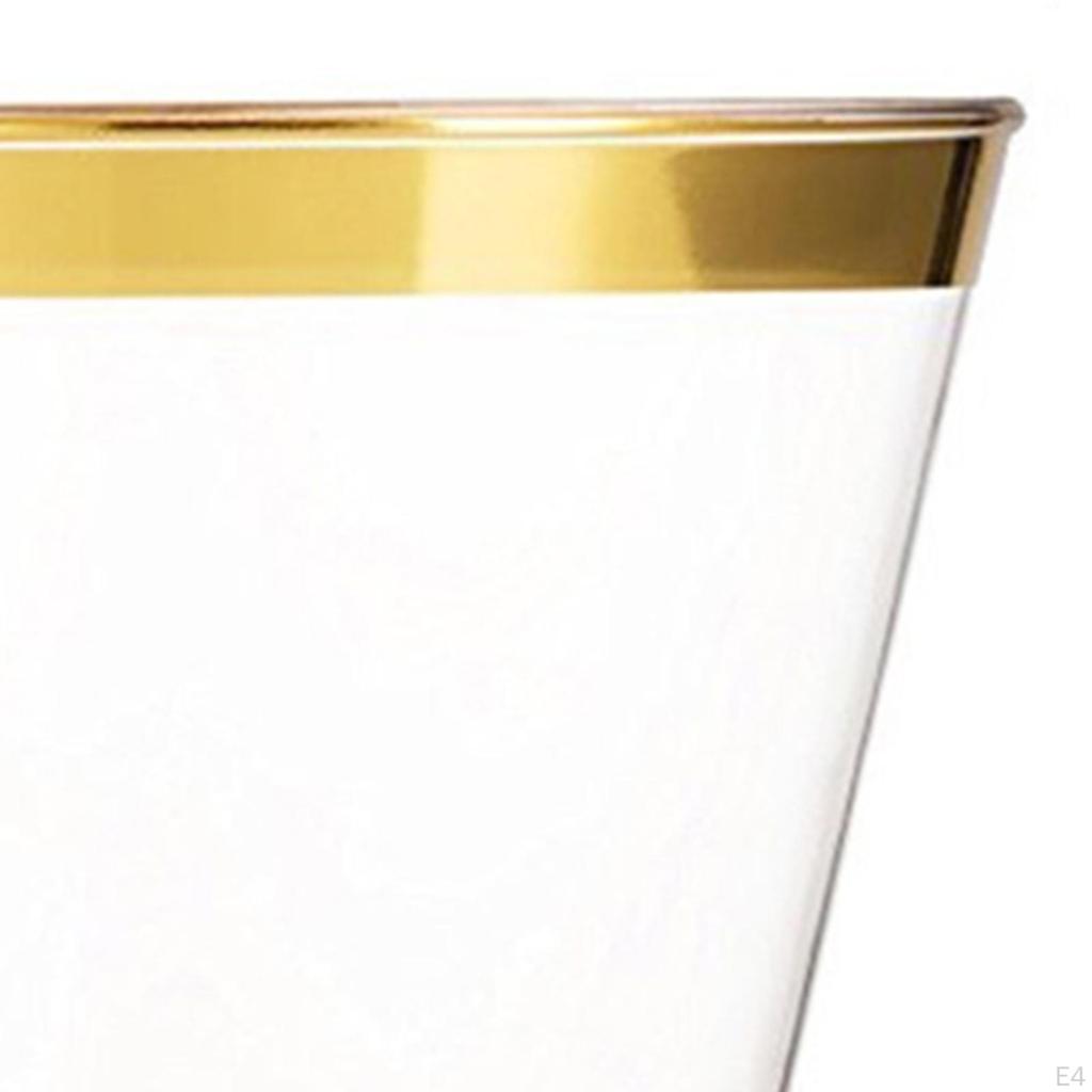 3 Cups Tumblers 9oz Whisky Glasses Disposable Drinking for Thanksgiving Mousse Cup Party