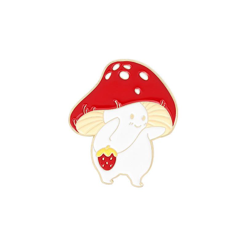 Creative Fashionable And Mushroom Brooch Pin Ideal For Gift Giving And Personal Use