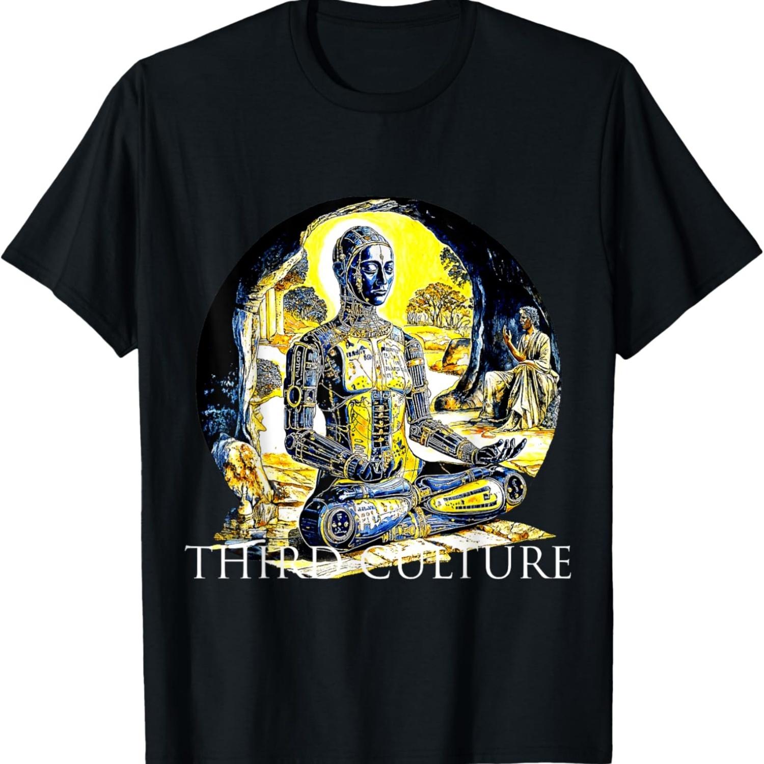 

CYBERPUNK MEDITATING ANDROID T-Shirt XXXXXL
