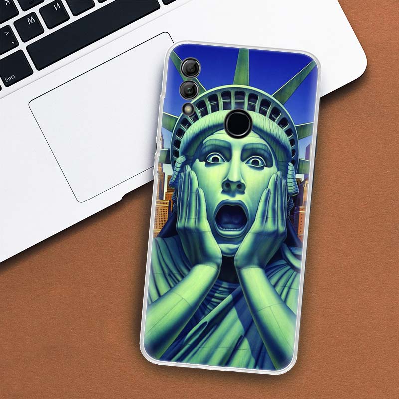 NYC New York City Cover Phone Case For Huawei Y5 Y6 Y7 Y9S P Smart Z 2021 2019 Honor 10 Lite 9 20 9X 8S 8X 8A Pro 20i Coque