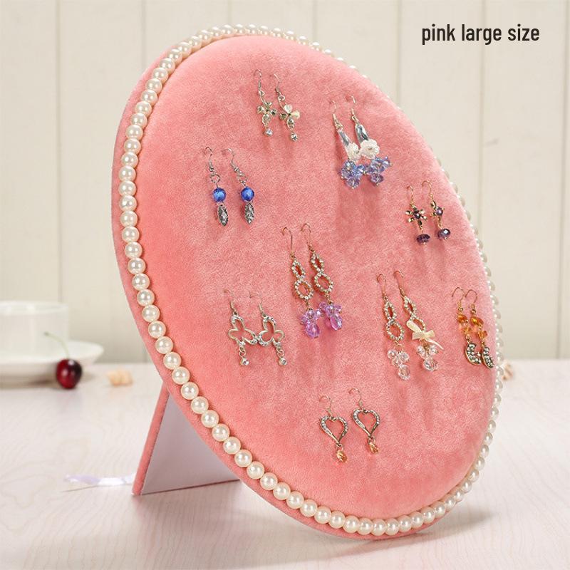 Necklace & Bracelet Display Stand with Jewelry Storage for Earrings, Rings, and Pendants