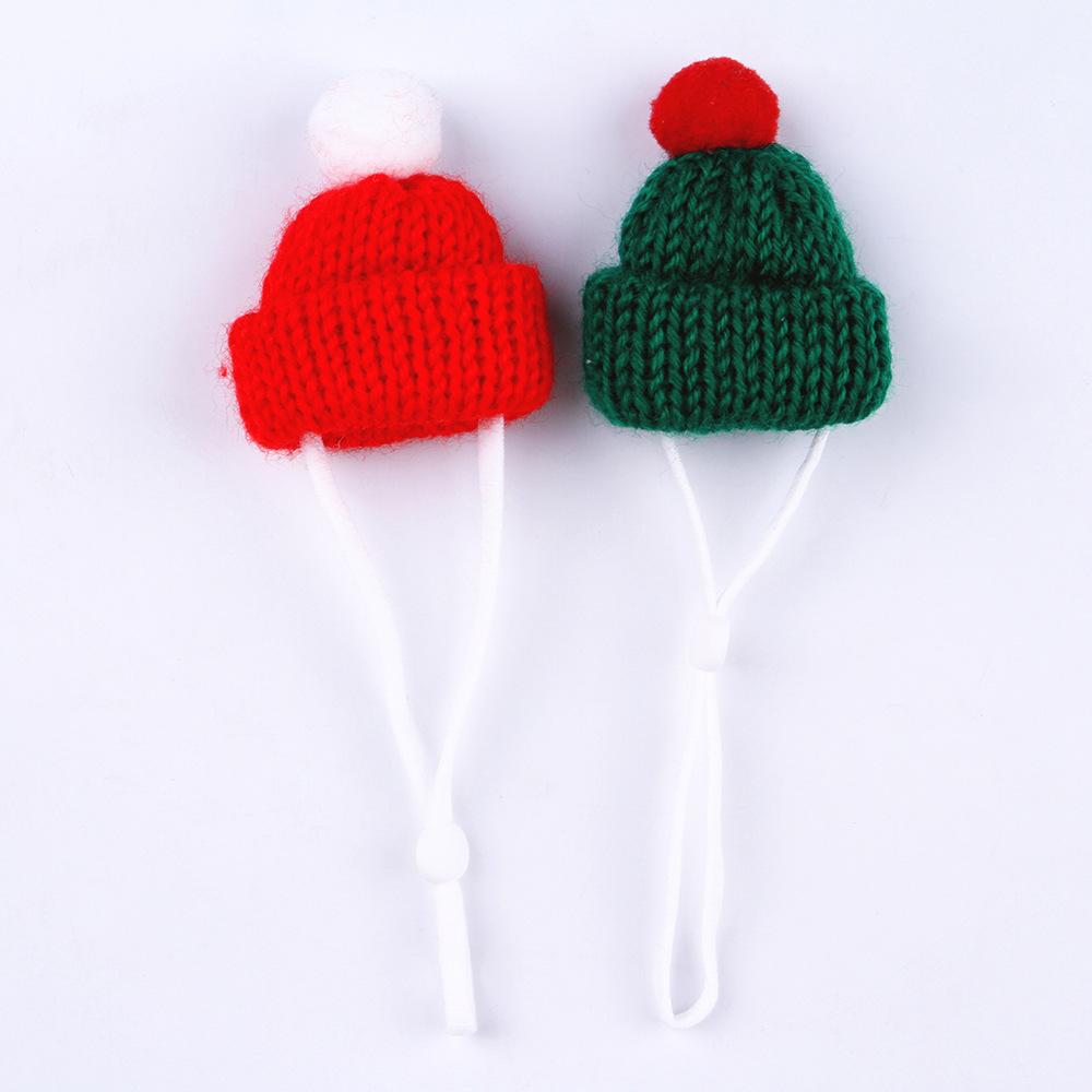 Hamster Knitted Hat Wool Hat Chinchilla Christmas Hat Little Pet Funny Headgear Hat