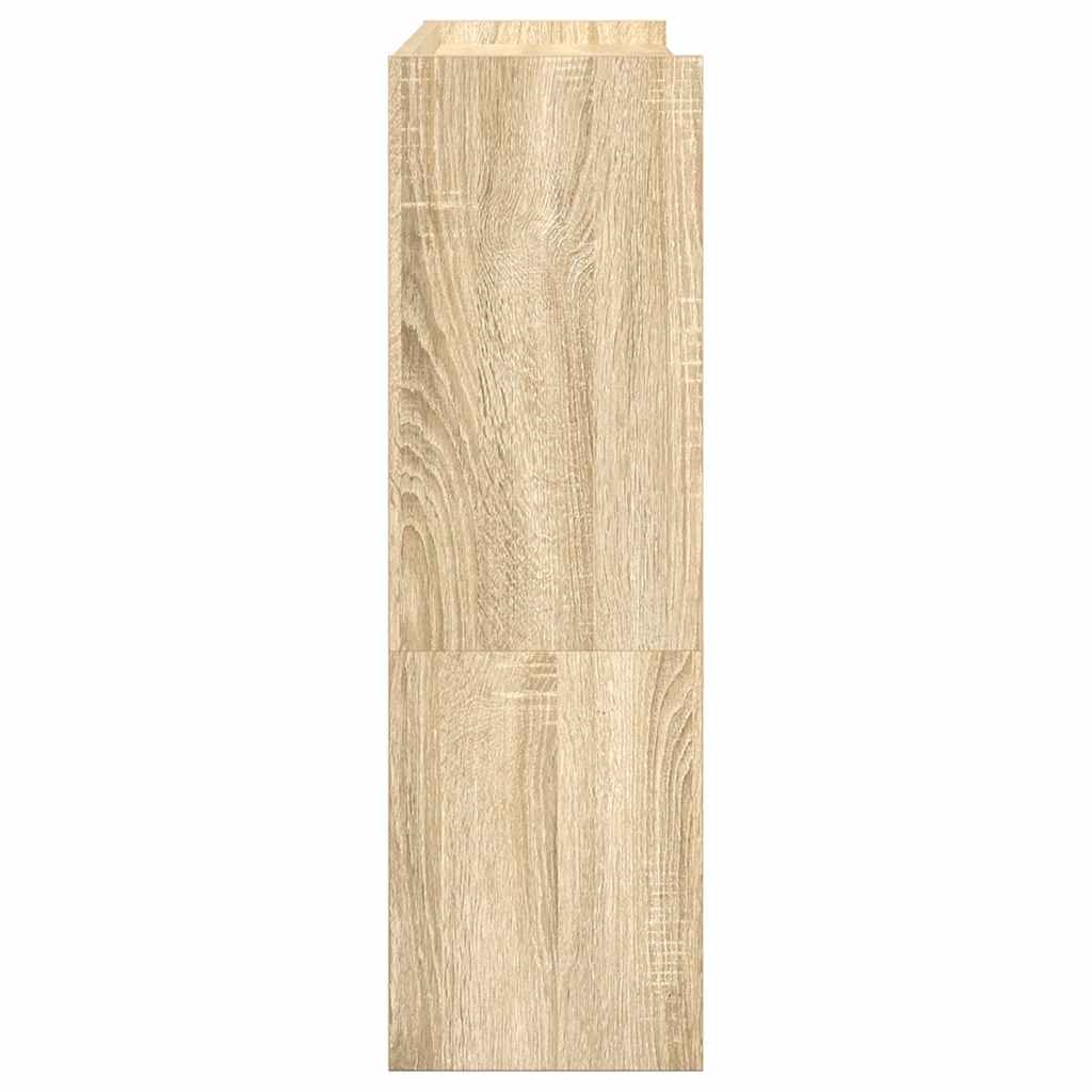 Shoe Rack Sonoma Oak 80 x 25 x 81 cm Particleboard