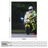 Police Motorcycle Throw Blanket Polar blanket bed plaid Shaggy Blanket
