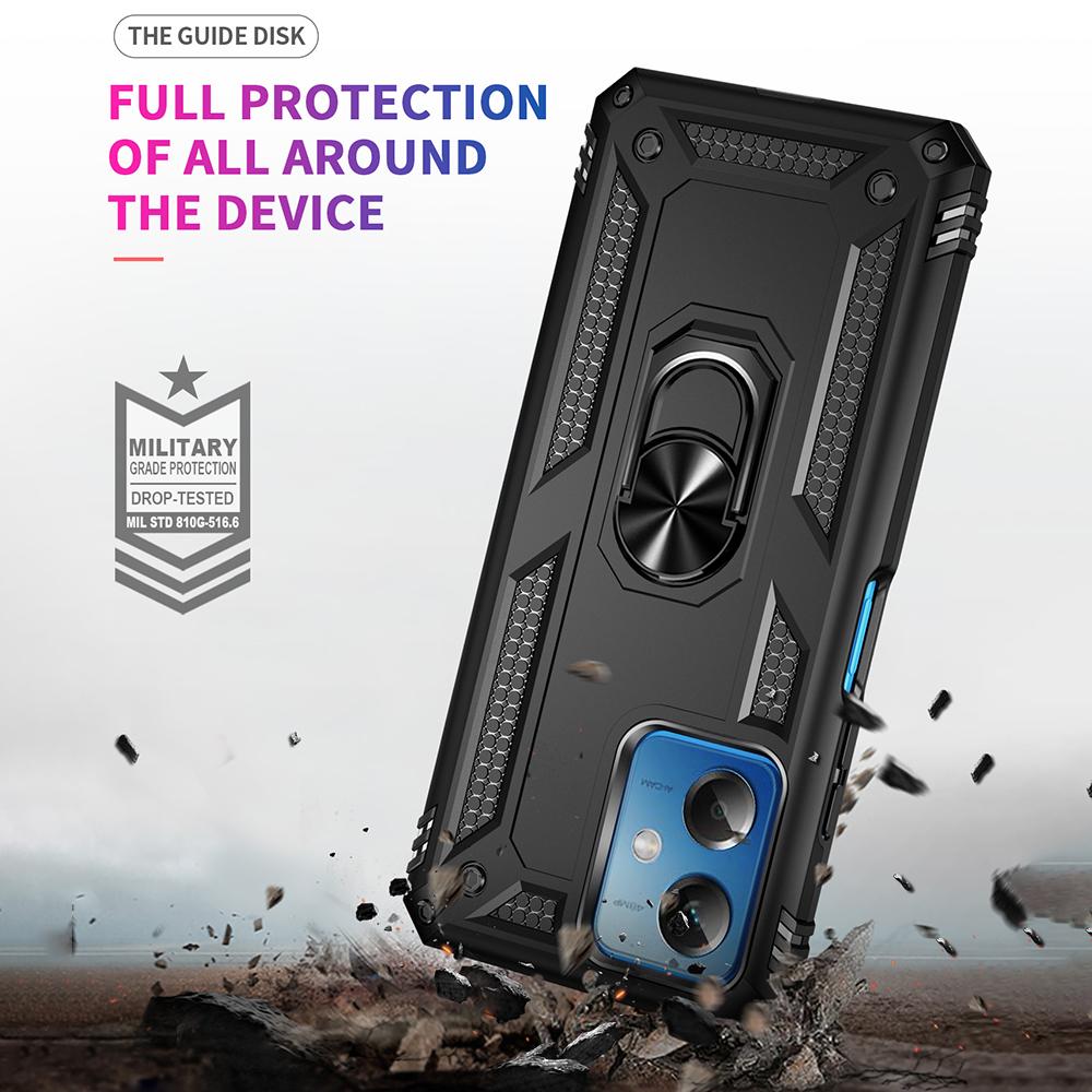 For Xiaomi Redmi Note 12 5G (Global)/(India)/(China)/Poco X5 5G Ring Kickstand Phone Case TPU+PC Cell Phone Cover