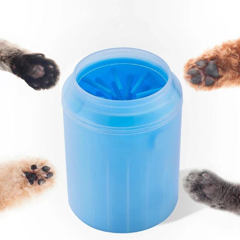Hundepfotenbecher, Pfotenwascher, Reiniger, Hunde- und Katzenpfotenreinigungsbürste, weiche Silikon-Hundepfotenreinigung, Reinigungseimer, Zubehör