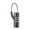 Portable Security Tsa Customs Lock Overseas Customs Clearance Trolley Luggage Suitcase Backpack Password Padlock Steel Cable